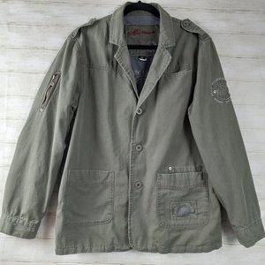Vintage Micros Utility Field Peace Jacket M